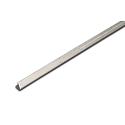 LED corner profile 10mm 45�, incl. double-sided duct tape, length 100cm, aluminium