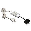 Trafo LED 350/9W Anschlussleitung 200cm, mit Eurostecker, 9-fach Verteiler + 8 Kurzschluss-Stecker