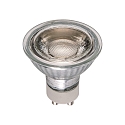 HEITRONIC LED Reflektorlampe GU10, 1 COB LED, 5W 2700K 440lm 38�, optische Linse