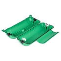 HEITRONIC Outdoor Sicherheits-Verbindungsbox MAX, IP44, 25 x 11.1 x 7.5cm, 1 Eingang / 1 Ausgang max. 11mm, gr�n