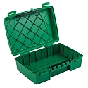 HEITRONIC Outdoor Sicherheits-Verteilerbox MAXIMUS, IP55, 35 x 24 x 12cm, 5.8 Liter, 5 Ein-/Ausg�nge 15mm, gr�n