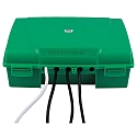 HEITRONIC Outdoor Sicherheits-Verteilerbox MAXIMUS, IP55, 35 x 24 x 12cm, 5.8 Liter, 5 Ein-/Ausg�nge 15mm, gr�n