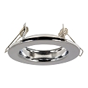 HEITRONIC Einbaustrahler DL5501, wei�, 12V,  GU5.3 max. 35W, Chrom
