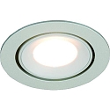 HEITRONIC LED Recessed spot SR68, 4,8W, 35�, 3000K, 319lm, IP44, chrome matt