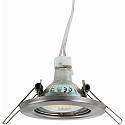 HEITRONIC Einbaustrahler DL5701, rund, GU5.3 max. 5W LED, Edelstahl geb�rstet