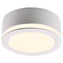 LED Downlight AURORA with side light ring, IP44, � 9,5cm, 10W 3000K 830lm, white