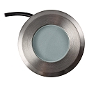 HEITRONIC HEICONNECT LED Bodeneinbaustrahler N�RNBERG 4, IP67, 12V, 1W 2900K, V4A Edelstahl, begehbar bis 5 kN, rund