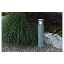 HEITRONIC Outdoor Floor luminaire LA MER, E27 max. 20W, granite / inox, seawater resistant, 70cm