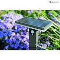 HEITRONIC LED Solar-Sockelleuchte ARIANE mit PIR-Sensor, IP54, 3.3W 3000K 210lm, anthrazit / matt, 60cm