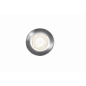 HEITRONIC LED Recessed spot DL7002, round, 38�, 5,5W, 3000K, 400lm, IP44, swiveling, white