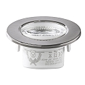 HEITRONIC LED Recessed spot DL7002, round, 38�, 5,5W, 3000K, 400lm, IP44, swiveling, white