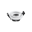 HEITRONIC downlight DL6808 round IP54, white dimmable