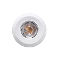 LED Recessed spot DL7202, �82mm, 38�, 5W, 3000K, 380lm, IP44, white