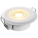 HEITRONIC LED Einbaustrahler DL7202, IP20, �8.2cm, 5W,3000K 380lm 38�, schwenkbar, wei�