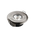 HEITRONIC LED Recessed spot DL7202, �82mm, 38�, 5W, 3000K, 380lm, IP44, nickel