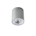 Surface mounted spot ADL9001, round, GU10, IP20, 25� swiveling, brushed aluminum