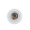 Aufbaustrahler ADL9001, IP20, rund, GU10 max. 5W, 25� schwenkbar, Anschlusskabel mit Klemme, wei�