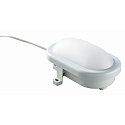 HEITRONIC LED Wall / Ceiling luminaire BODRUM, oval, 10W, 4000K, 700lm, light gray