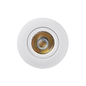 LED Recessed spot DL8002 round swivelling 38� white 8,5W 720lm IP65 2700K + 4000K dimmable