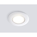 HEITRONIC LED Recessed spot DL8002 round swivelling 38� white 8,5W 720lm IP65 2700K + 4000K dimmable