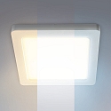 HEITRONIC LED Panel SELESTO, Clip-on System, 164mm, 12W, 3000/4000/6000K, 1100lm, square, IP20, white