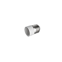 Lamp socket adapter plastic E27 to E14 max. 60W