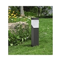 HEITRONIC Sockelleuchte MADELEINE, IP44, 50cm, E27, Alu-Druckguss / PC, anthrazit / matt