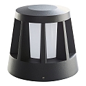 path light GOMERA round IP65, anthracite, opal 