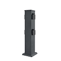 HEITRONIC Energieverteiler BANGKOK, 4-fach, 40cm, anthrazit 