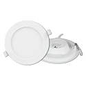 HEITRONIC ceiling recessed luminaire LE MANS round IP44, white dimmable