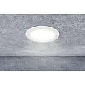 HEITRONIC ceiling recessed luminaire LE MANS round IP44, white dimmable