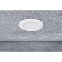 HEITRONIC ceiling recessed luminaire LE MANS round IP44, white dimmable