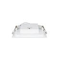HEITRONIC ceiling recessed luminaire LE MANS square IP44, white dimmable