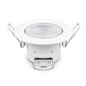 HEITRONIC recessed luminaire DL7003 round, CCT Switch IP44, white dimmable 5,5W 540/600/580lm 3000/4000/6500K 38� CRI >80