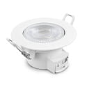 HEITRONIC recessed luminaire DL7003 round, CCT Switch IP44, white dimmable 5,5W 540/600/580lm 3000/4000/6500K 38� CRI >80