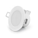 HEITRONIC recessed luminaire DL7003 round, CCT Switch IP65, white dimmable 6,7W 550/630/610lm 3000/4000/6500K 100� CRI >80