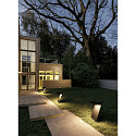HEITRONIC LED Akku-Solar-Stehleuchte Z-LINE, IP54, 50cm, 3.7V, 2W 3000K 230lm, mit D�mmerungs-Sensor + Erdspie�, dimmbar, anthrazit