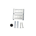 HEITRONIC damp-proof luminaire SHARK-X with motion detector IP65, white 