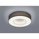 LED Deckenleuchte LOMO, IP20, � 46cm, Ringform, 34W 2800K 2500m, CRi >90, dimmbar, Schirm anthrazit
