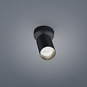 spot RIWA 1 flame IP20, black matt dimmable