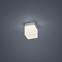 LED Ceiling luminaire KETO LED Bathroom luminaire, square, IP44, chrome