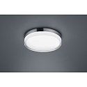 LED Bad-Deckenleuchte TANA 28, � 28cm, IP44, 18W 2900K 870lm, CRi >90, Glas teilsatiniert, chrom