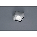 LED Ceiling luminaire KARI LED, square, IP30, nickel matt