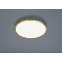 LED Ceiling luminaire RACK LED, round, IP20, gold leaf