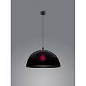 pendant luminaire DORO E27 IP20, black matt