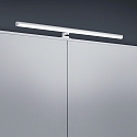 Helestra LED Wandleuchte / Spiegelleuchte GAIA 79, IP44, 79cm, 16W 2700-6400K 830lm, CRi >90, mit Fernbedienung, dimmbar, chrom
