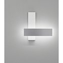 Helestra LED Design-Wandleuchte DEX, IP20, indirekt, Reflektor drehbar, 13W 3000K 890lm, CRi >90, dimmbar, alu poliert / mattwei�