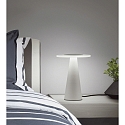 Helestra LED Tischleuchte BAX, IP20, 10W 2700K 780lm, mit Touch-Dimmer (3-stufig), mattwei�