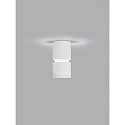 Helestra ceiling luminaire ROK 1 flame, direct / indirect, focusable IP20, white matt dimmable