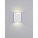 LED Wandleuchte TOCO, IP54, eckig, direkt / indirekt, 12W 2700K 880lm, CRi >90, dimmbar, mattwei�